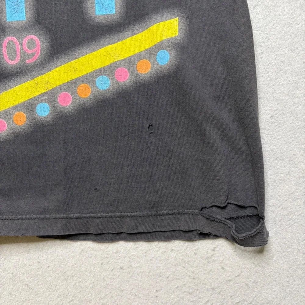 Neff T-Shirt Mens XL Black Welcome to Fabulous Neff 08-09 Distressed Vintage